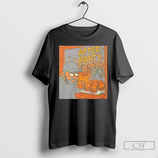 Classic Dax Harwood Wearing After Party Burger T-Shirts, Hoodie, Sweatshirt | AU18TeeNovaLab.com