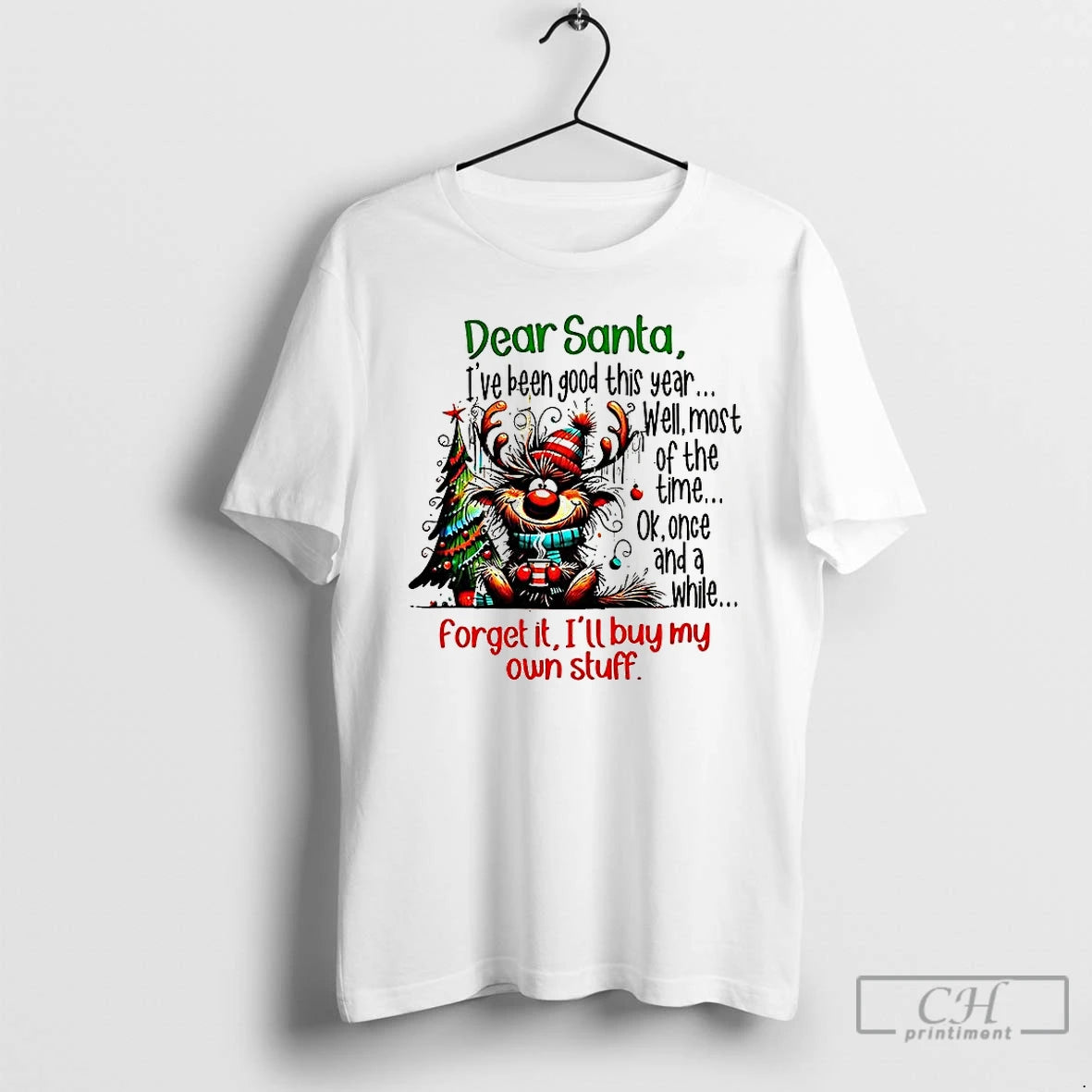 Classic Dear Santa Ive Been Good This Year Well Most Of The Time Christmas T-Shirts, Hoodie, Sweatshirt | AU18TeeNovaLab.com