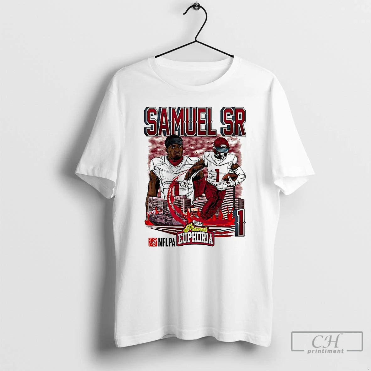 Classic Deebo Samuel Sr Washington Commanders Football Tank Player Number 1 Cartoon T Shirts Sweater Hoodie, Sweatshirt