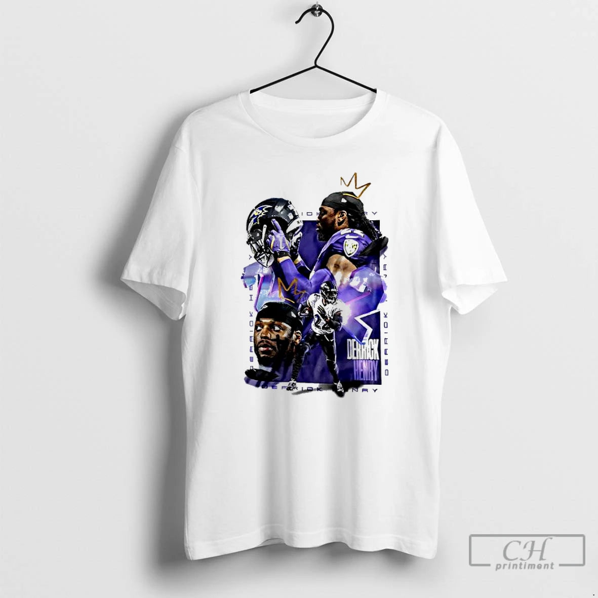 Classic Derrick Henry King Henry Baltimore Ravens Graphic T-Shirts, Hoodie, Sweatshirt | AU18TeeNovaLab.com