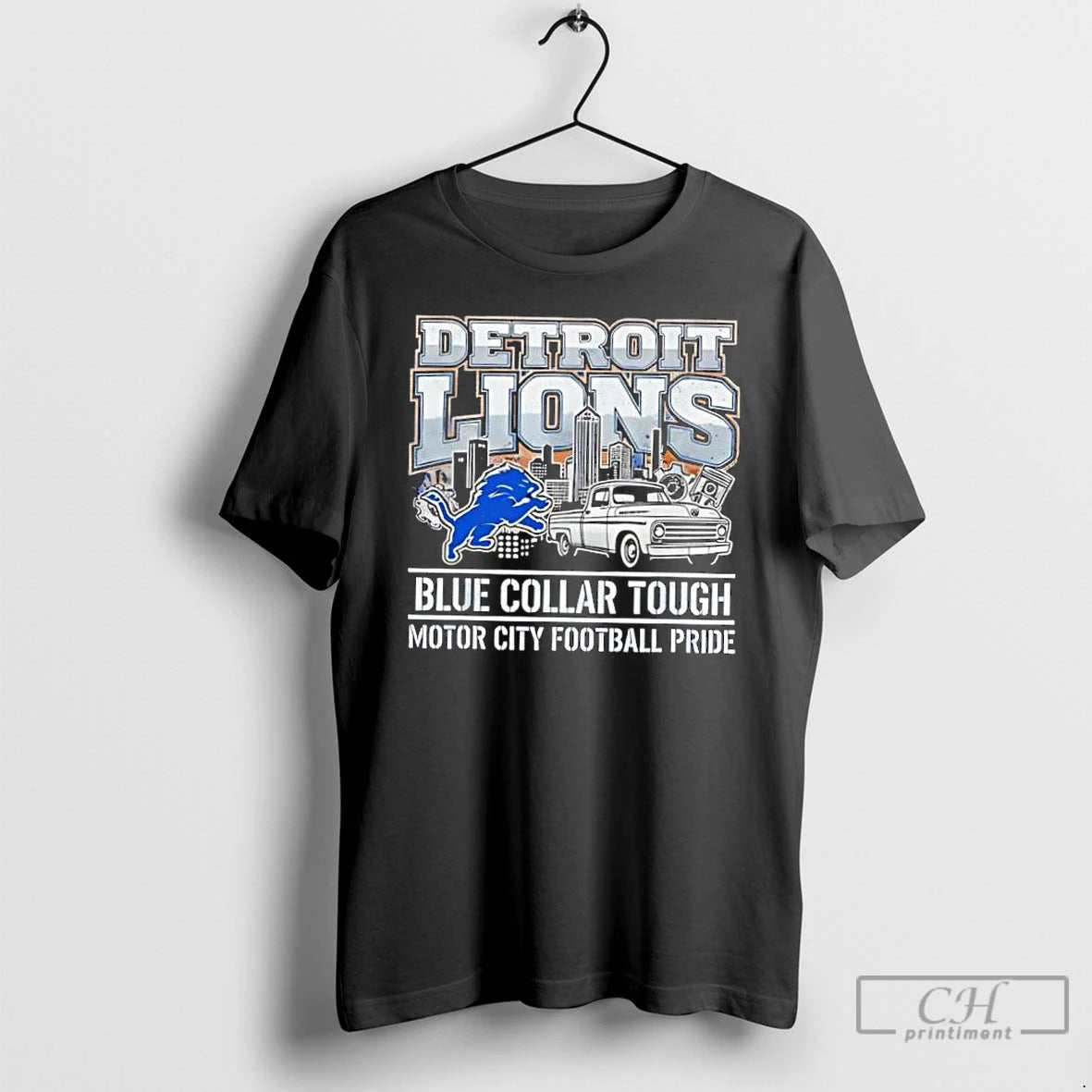 Classic Detroit Lions Blue Collar Tough Motor City Football Pride T-Shirts, Hoodie, Sweatshirt | AU18TeeNovaLab.com
