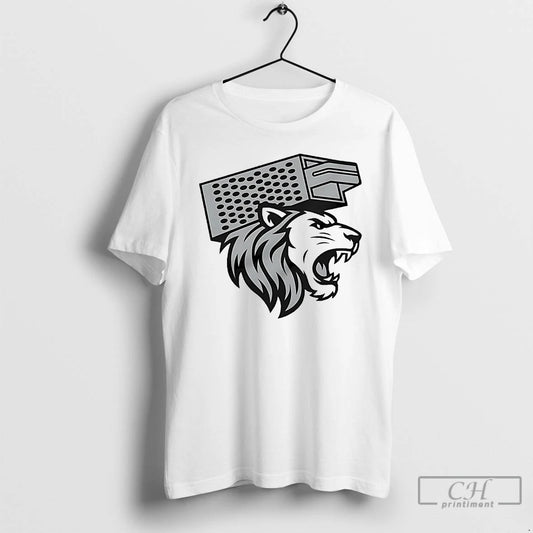 Classic Detroit Lions Lion Cheese Grater T Shirts