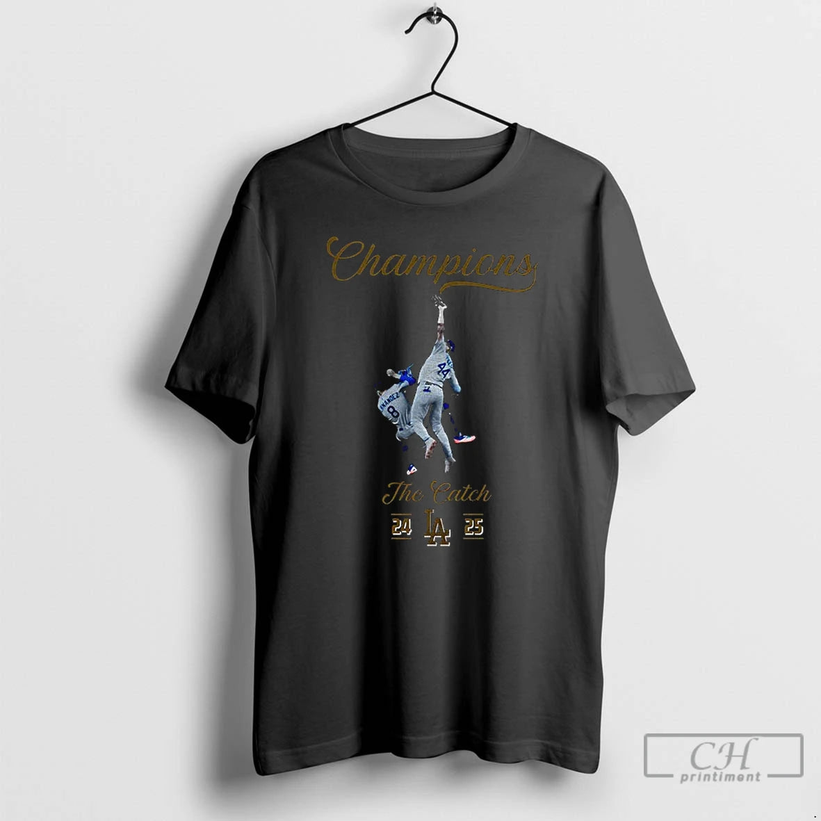 Classic Dodgers Kike Hernandez Vs Andy Pages The Catch 2025 World Series Champions Back T-Shirts, Hoodie, Sweatshirt