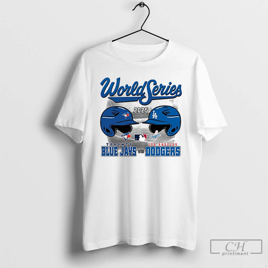 Classic Dodgers Vs Blue Jays 2025 World Series Mlb Postseason T Shirts