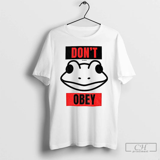 Classic Dont Obey Portland Frog Resistance T Shirts