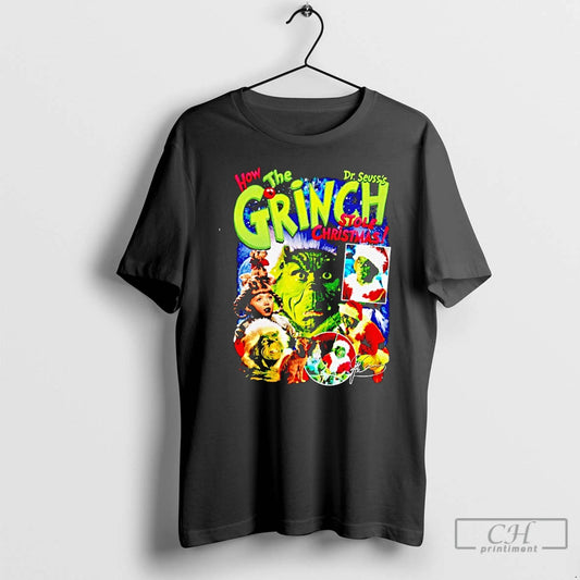 Classic Dr Seusss The Grinch How Stole Christmas Movie T Shirts