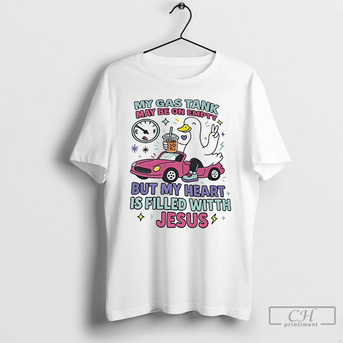 Classic Duck My Has Tank May Be On Empty But My Heart Is Filled With T-Shirts, Hoodie, Sweatshirt | AU18TeeNovaLab.com