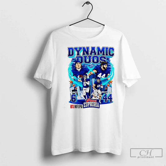 Classic Dynamic Duos Jaxson Dart And Cam Skattebo New York Giants Football Comic