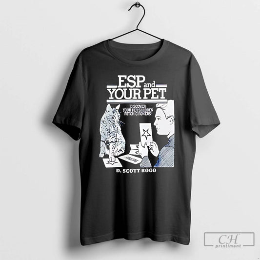Classic Esp And Your Pet Discover Your Pets Hidden Psychic Powers Christmas T Shirts Sweater Hoodie, Sweatshirt