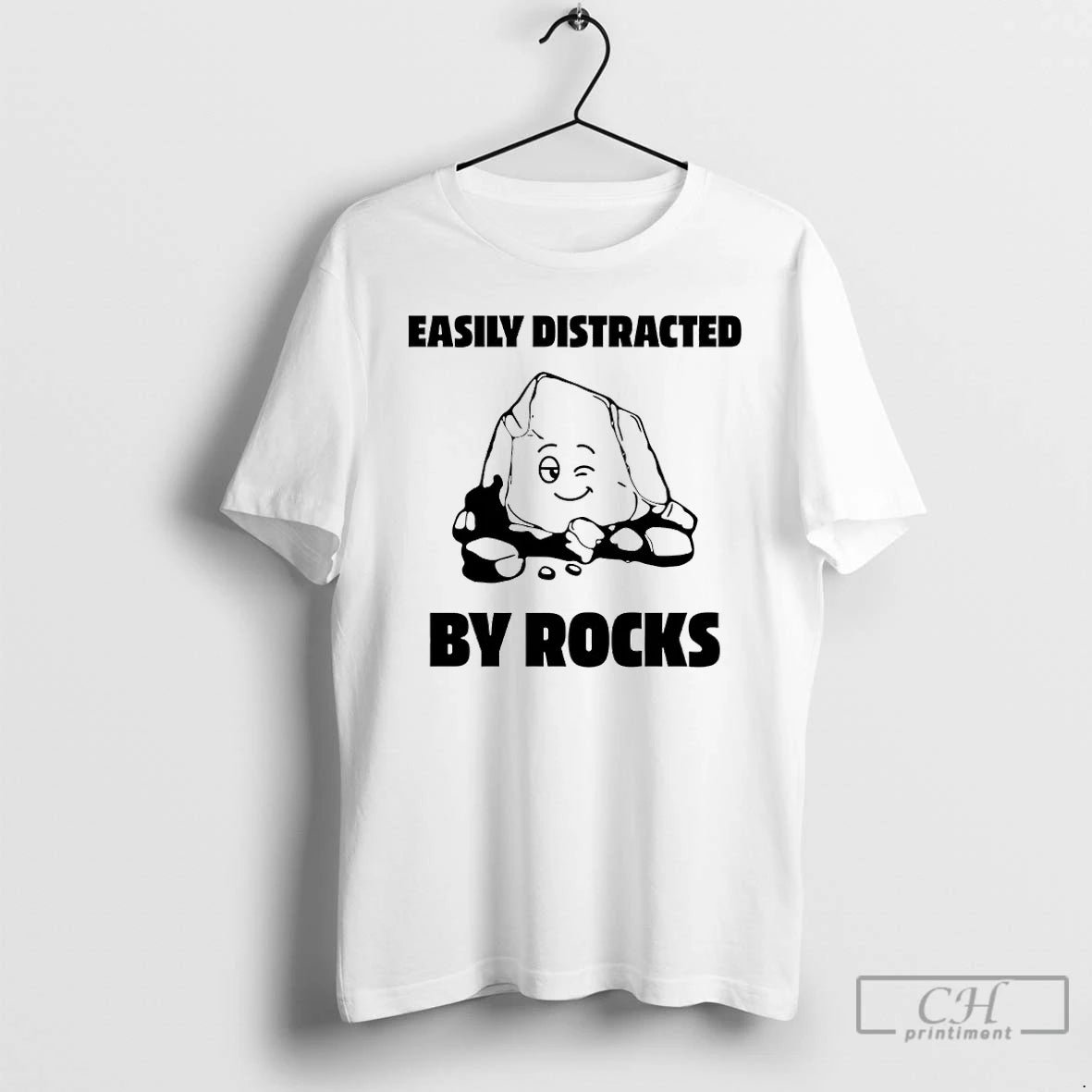 Classic Easily Distracted By Rocks T-Shirts, Hoodie, Sweatshirt | AU18TeeNovaLab.com