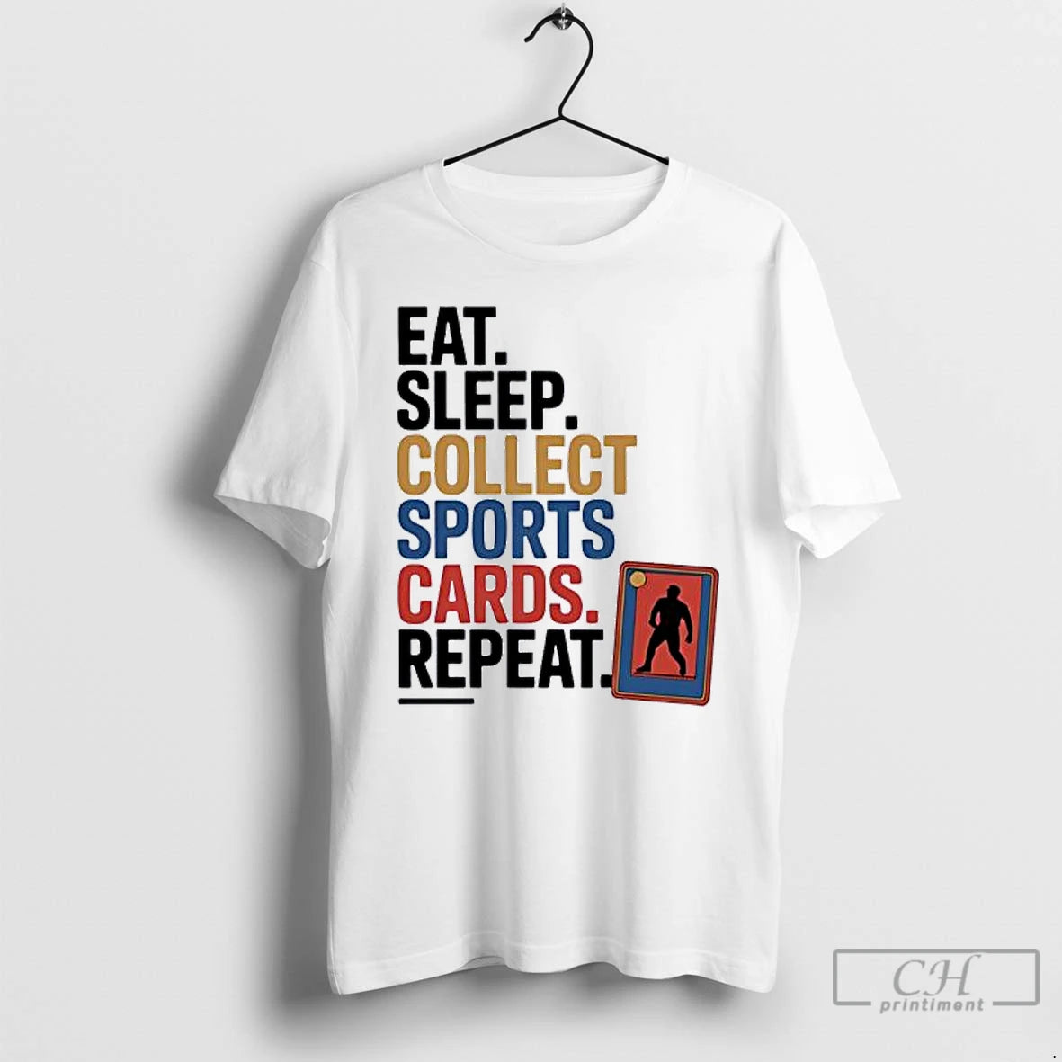 Classic Eat Sleep Collect Sports Cards Repeat Collecting Basketball T-Shirts, Hoodie, Sweatshirt | AU18TeeNovaLab.com