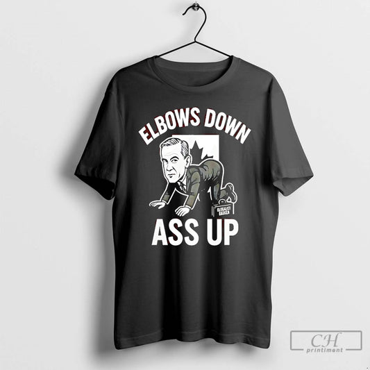 Classic Elbows Down Ass Up Canada Flag T-Shirts, Hoodie, Sweatshirt | AU18TeeNovaLab.com