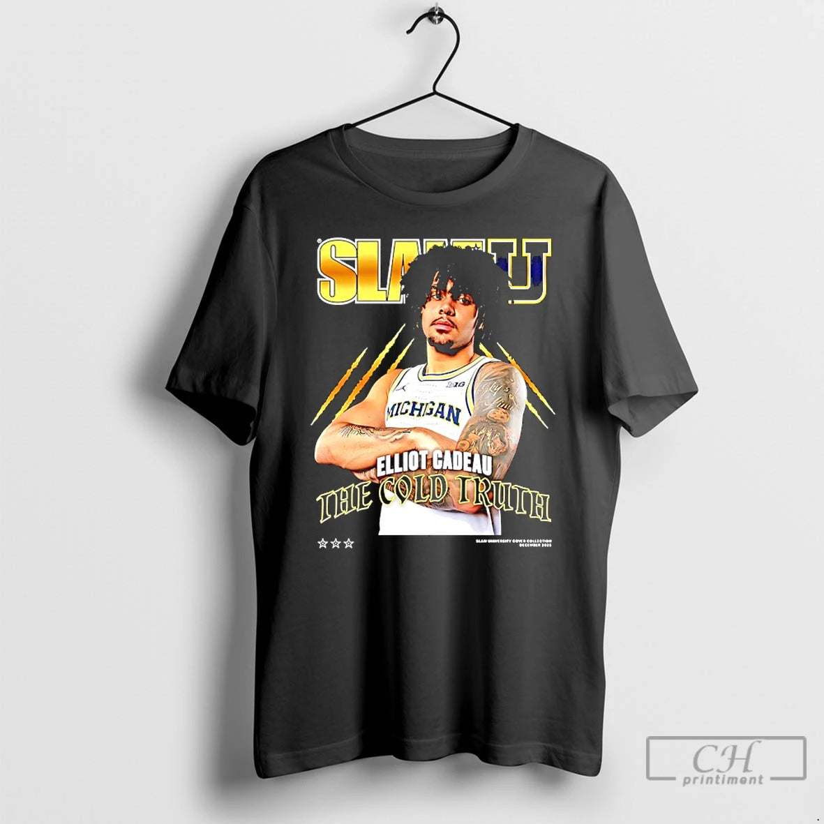 Classic Elliot Cadeau The Cold Truth Michigan Wolverines Slamu T-Shirts, Hoodie, Sweatshirt | AU18TeeNovaLab.com