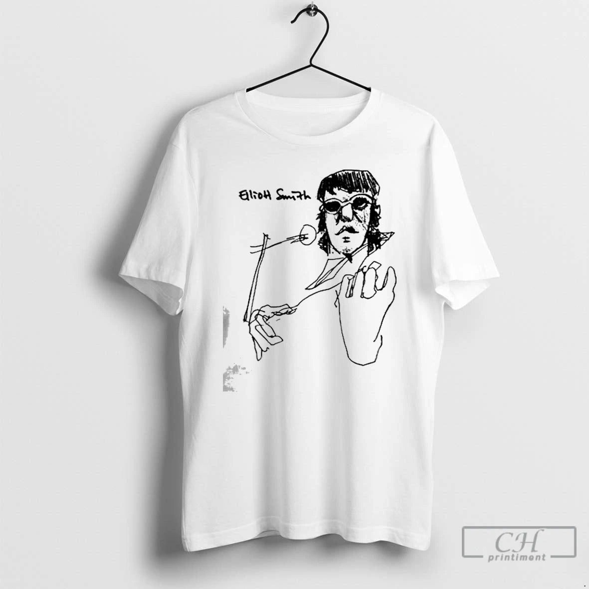 Classic Elliott Smith Blue Fools T Shirts