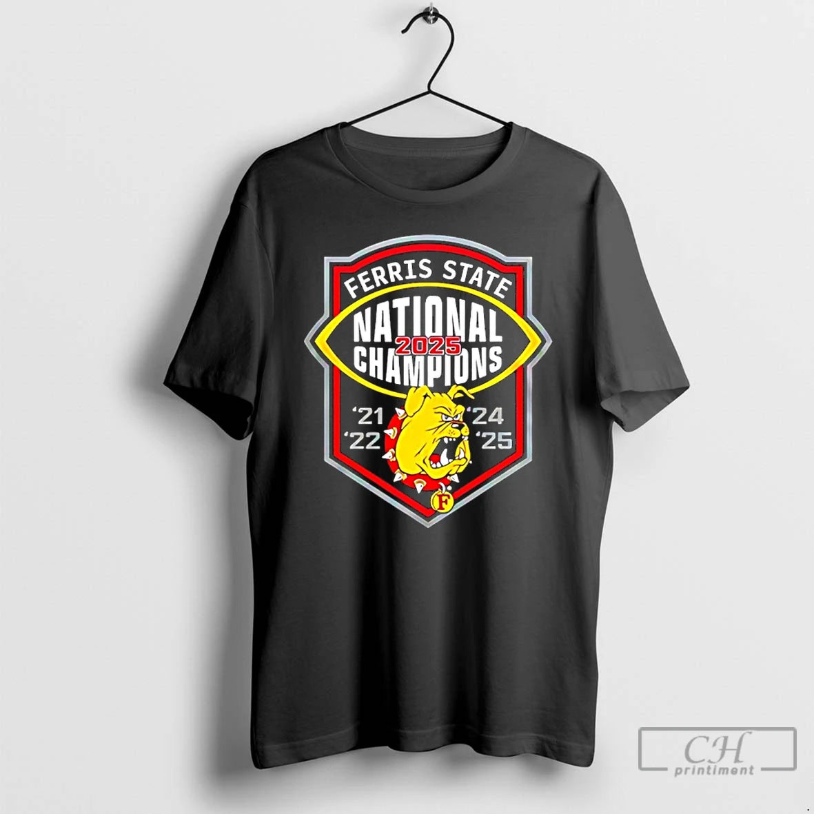 Classic Ferris State Back To Back 2025 National Champions 21 22 24 25 T Shirts Hoodie, Sweatshirt | AU18TeeNovaLab.com