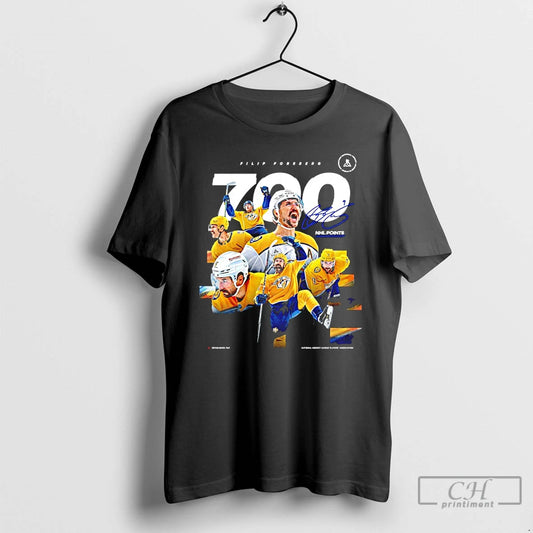 Classic Filip Forsberg Nashville Predators Nhl Point 700 Signature T-Shirts, Hoodie, Sweatshirt | AU18TeeNovaLab.com