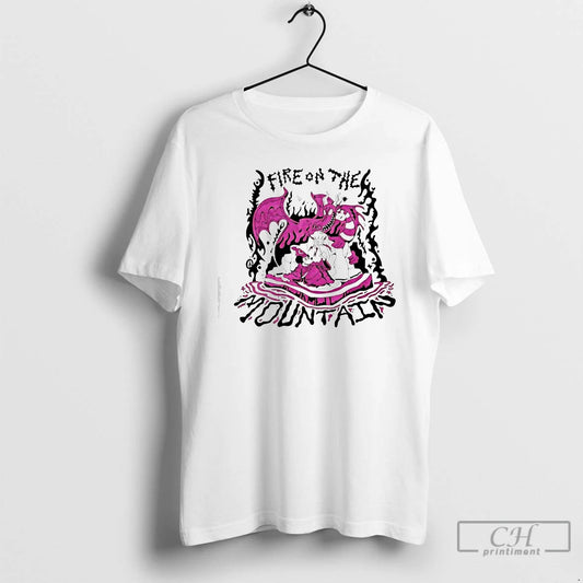 Classic Fire On The Mountain Wizard And Dragon Graphic T-Shirts, Hoodie, Sweatshirt | AU18TeeNovaLab.com