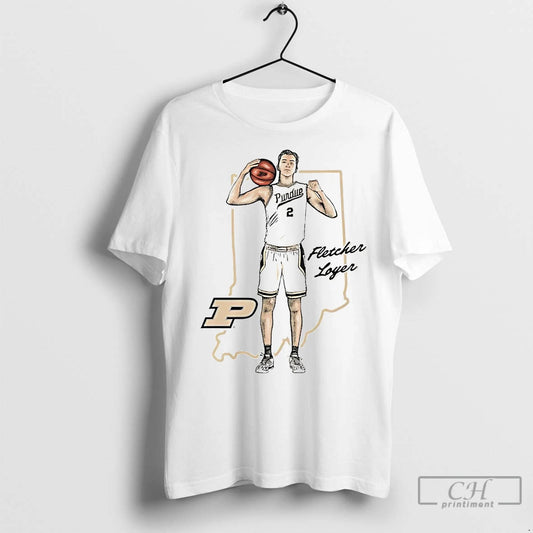 Classic Fletcher Loyer Illustrated Purdue Boilermakers