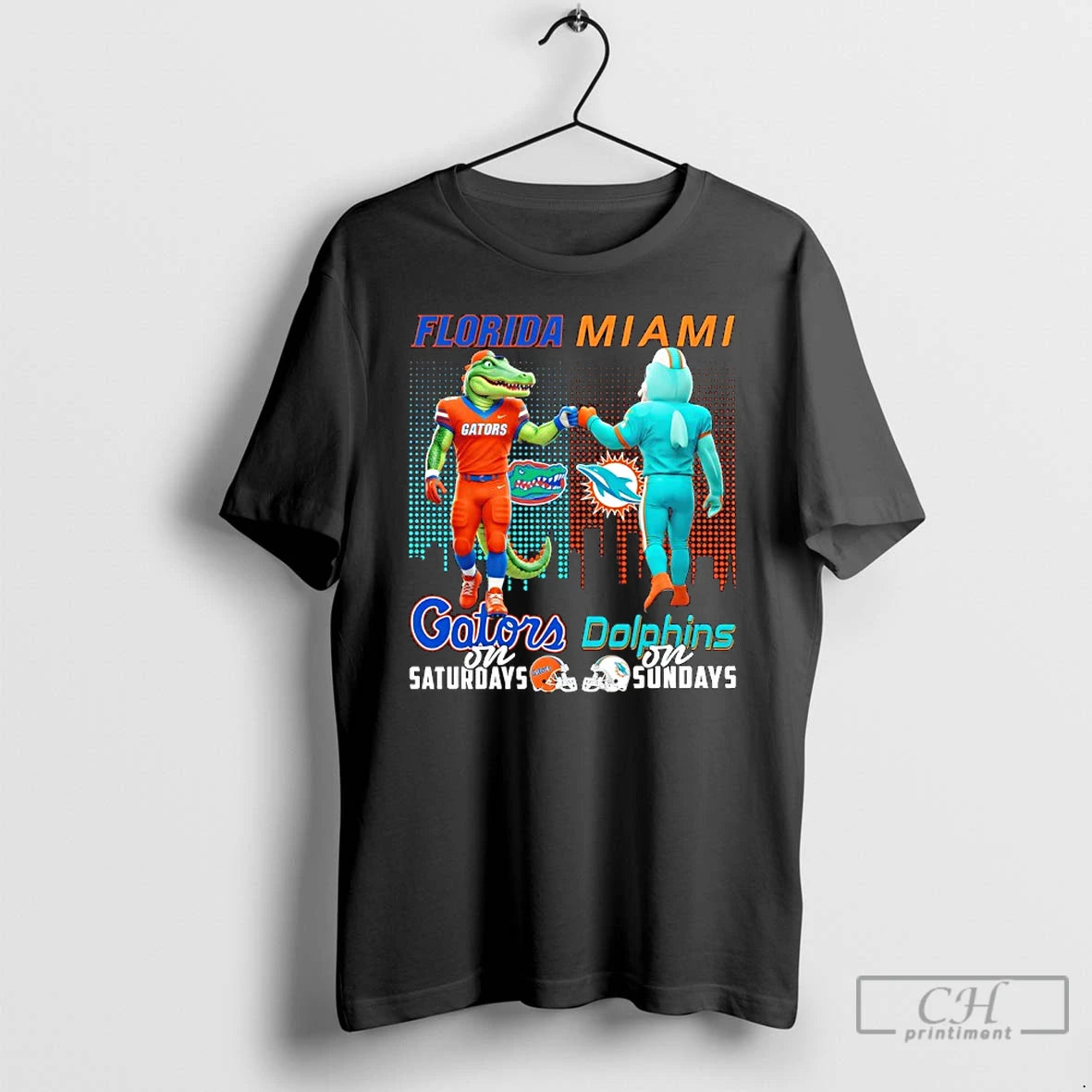 Classic Florida Gators On Saturdays X Miami Dolphins On Sundays Mascot T-Shirts, Hoodie, Sweatshirt | AU18TeeNovaLab.com