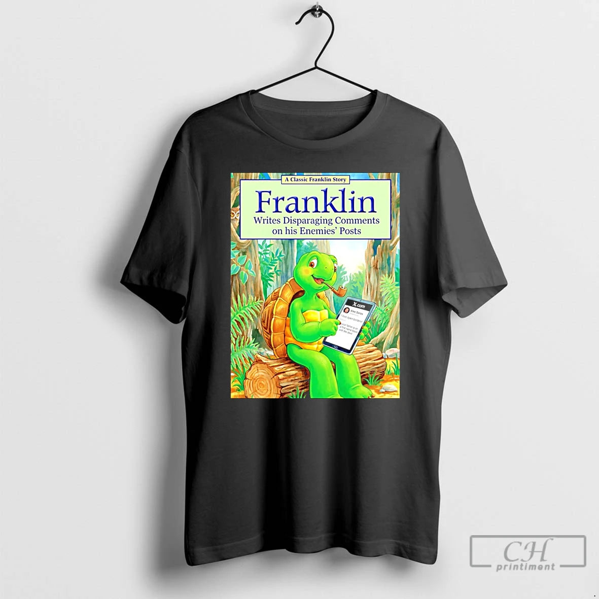 Classic Franklin Writes Disparaging Comments On His Enemies Posts T-Shirts, Hoodie, Sweatshirt | AU18TeeNovaLab.com