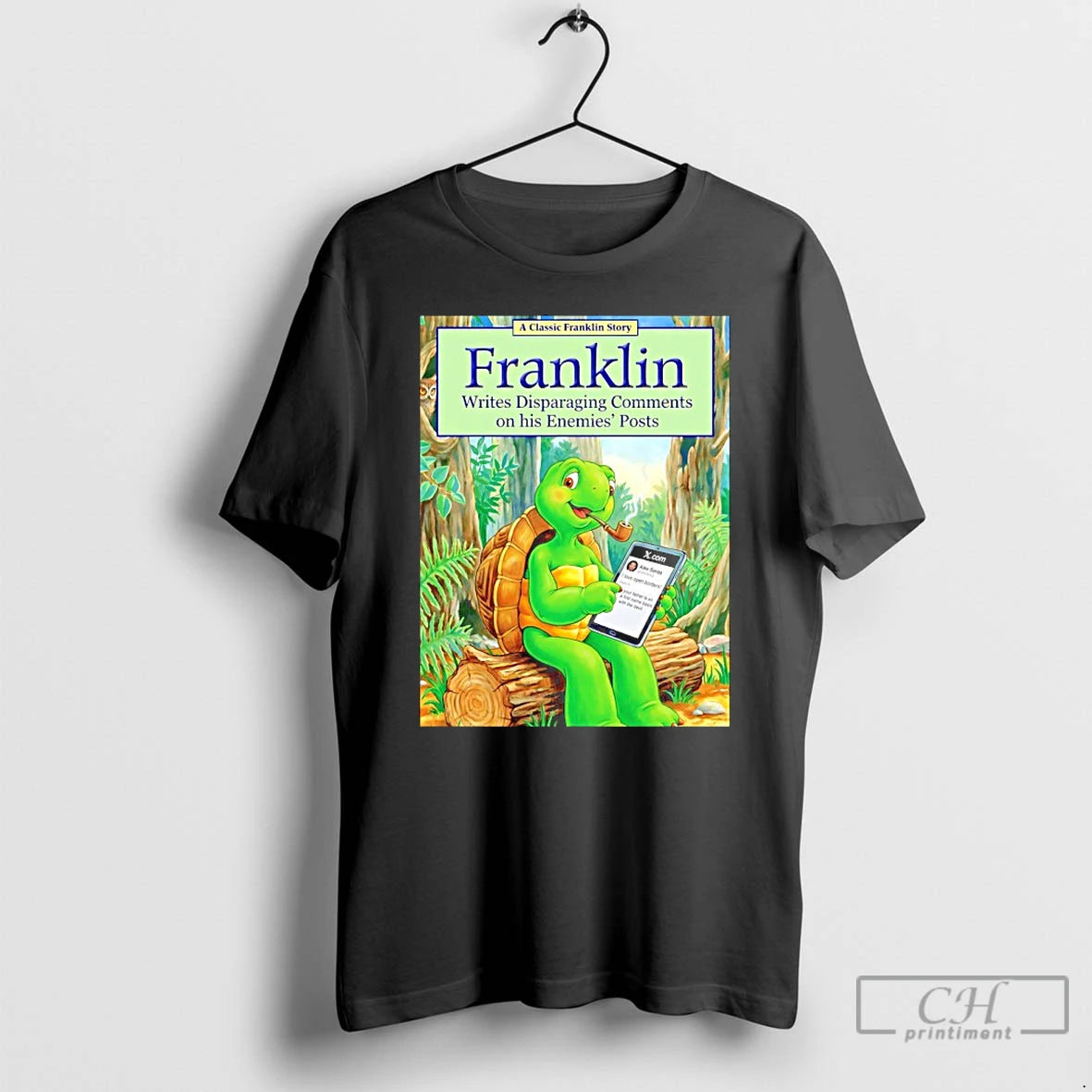 Classic Franklin Writes Disparaging Comments On His Enemies Pots T-Shirts, Hoodie, Sweatshirt | AU18TeeNovaLab.com