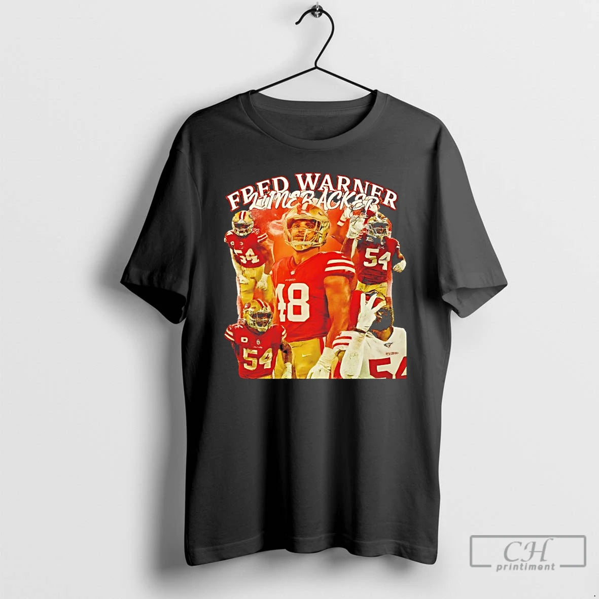 Classic Fred Warner Linebacker Vintage T Shirts