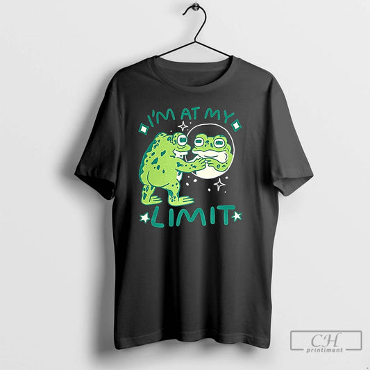 Classic Frog Im At My Limit Cartoon T-Shirts, Hoodie, Sweatshirt | AU18TeeNovaLab.com
