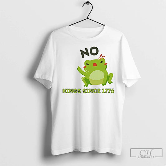Classic Frog Say No Kings Since 1776