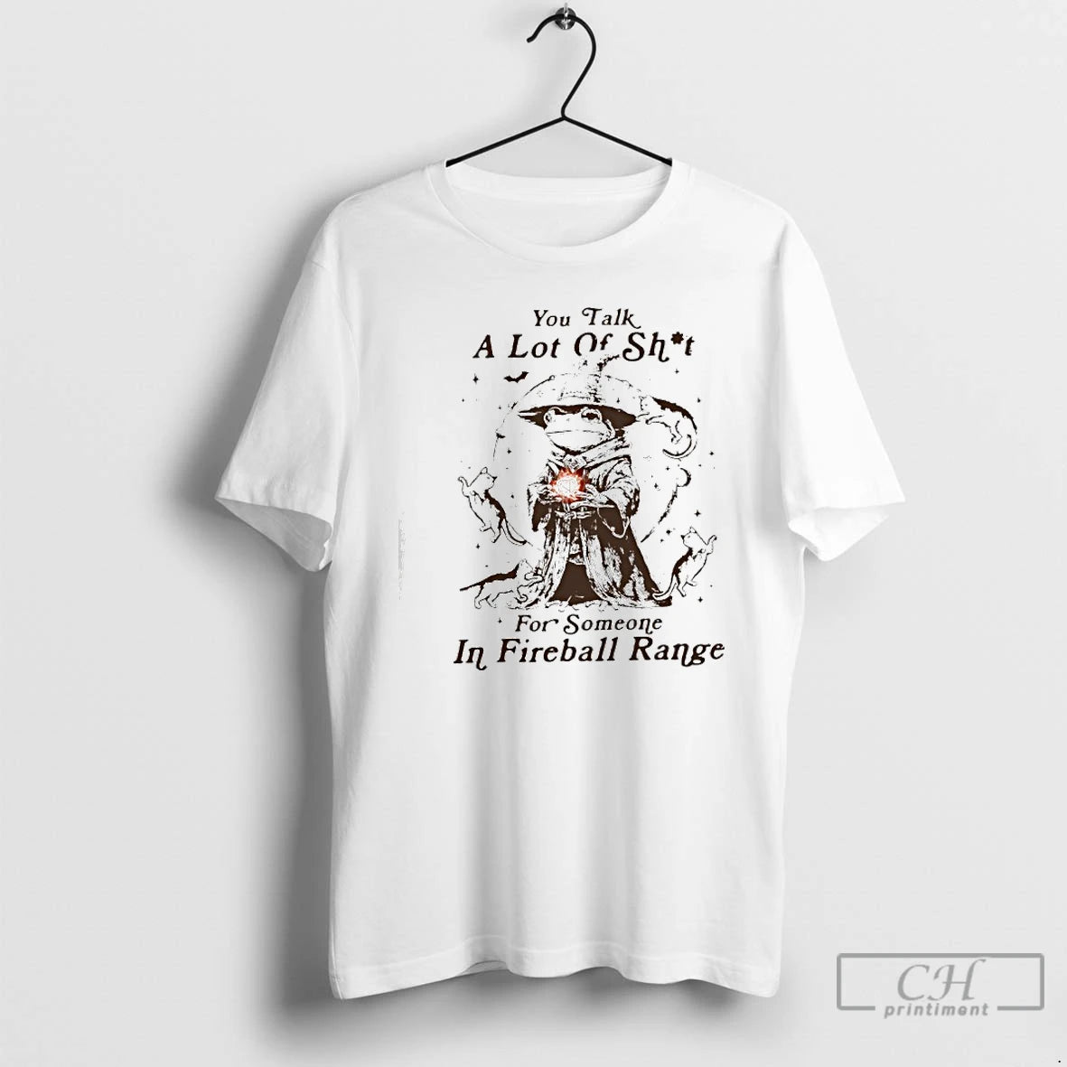 Classic Frog You Talk A Lot Of Shit For Someone In Fireball Range T Shirts Hoodie, Sweatshirt | AU18TeeNovaLab.com