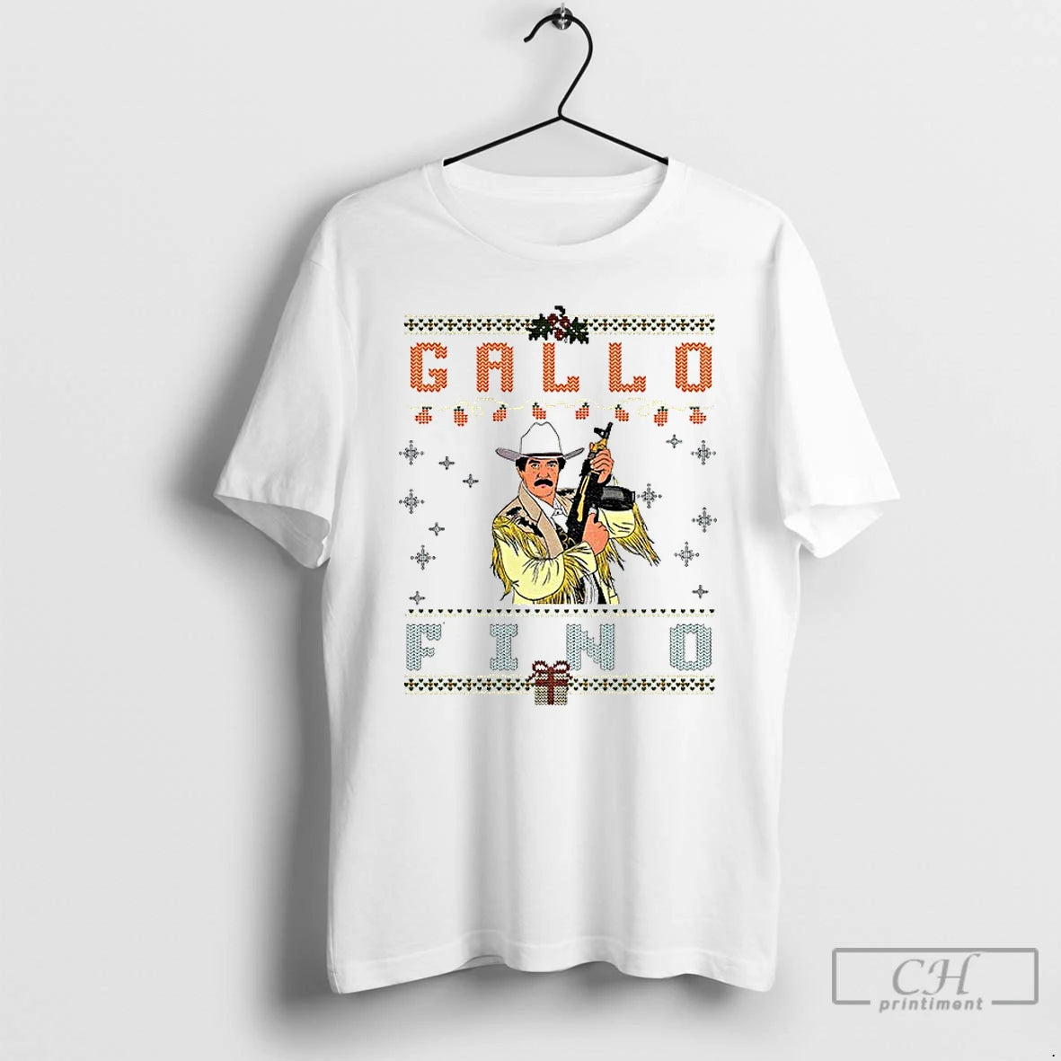 Classic Gallo Fino Mexican Cowboy Mexican Corrido Merry Christmas T-Shirts, Hoodie, Sweatshirt | AU18TeeNovaLab.com