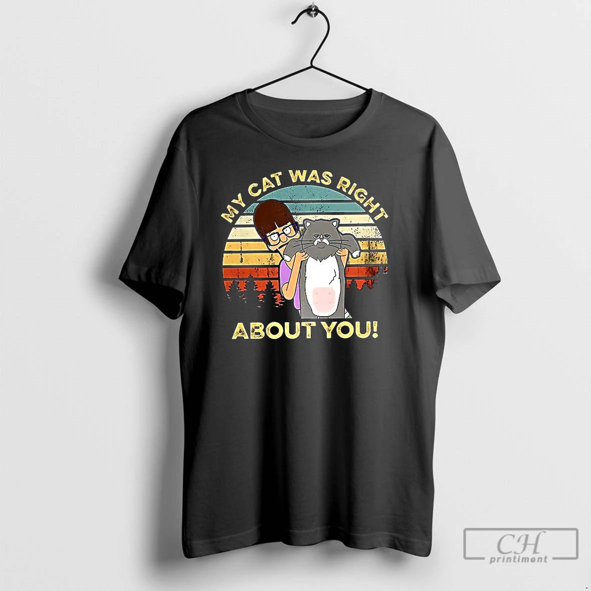 Classic Gayle Tales My Cat Was Right About You Cartoon Vintage T-Shirts, Hoodie, Sweatshirt | AU18TeeNovaLab.com