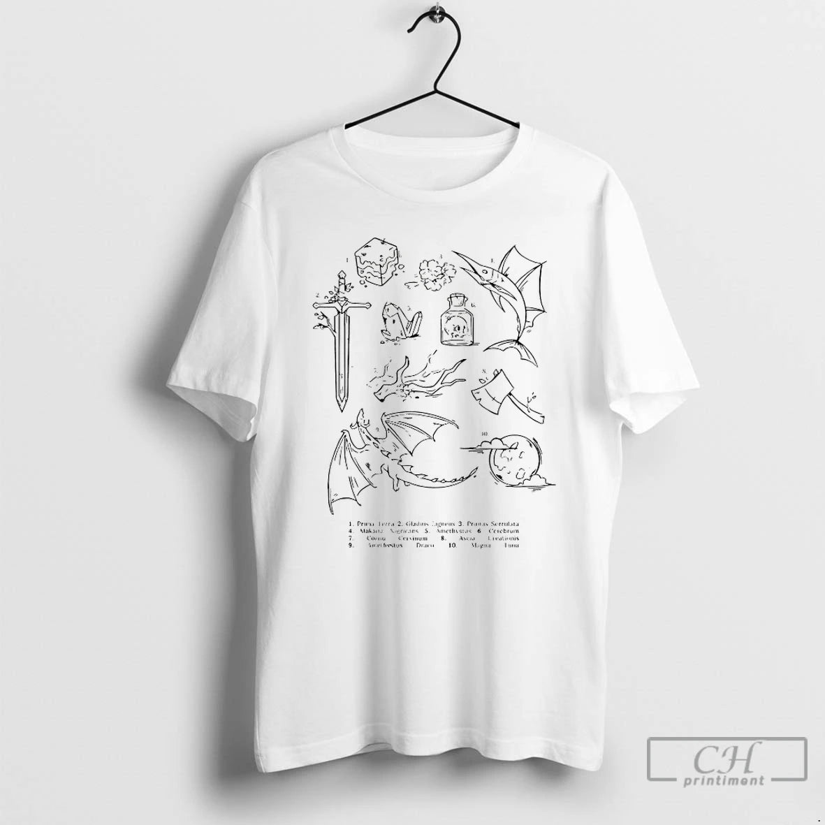 Classic Geminitay Research Prima Terra Gladius Lignens Prunus Serrulata T Shirts