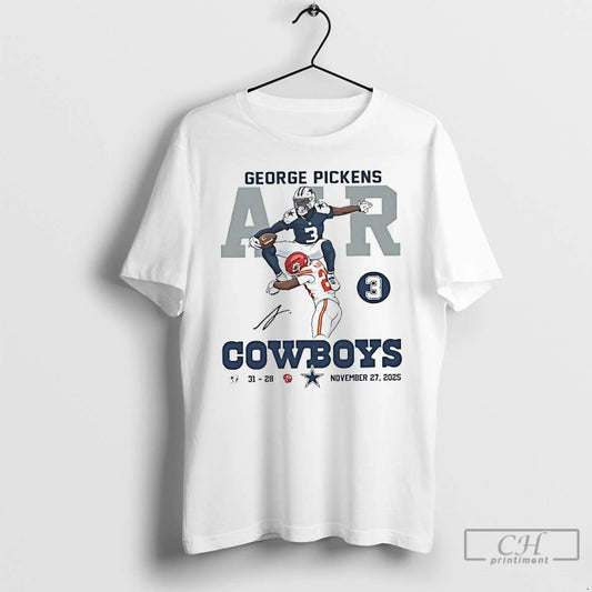 Classic George Pickens Air Hurdle Dallas Cowboys T-Shirts, Hoodie, Sweatshirt | AU18TeeNovaLab.com