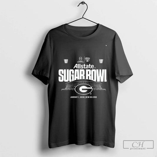Classic Georgia Bulldogs 2026 Allstate Sugar Bowl Chriast T-Shirts, Hoodie, Sweatshirt | AU18TeeNovaLab.com