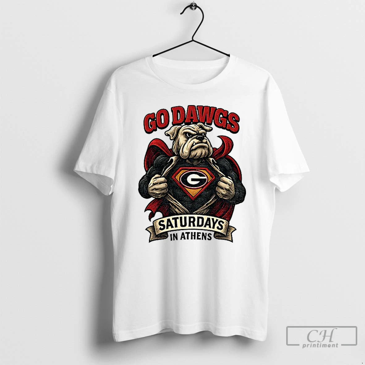 Classic Georgia Bulldogs Mascot Super Bulldog Vintage Saturdays In Athens T-Shirts, Hoodie, Sweatshirt | AU18TeeNovaLab.com