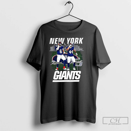 Classic Giants Jaxson Dart Cam Skattebo Skattebros Signature T Shirts