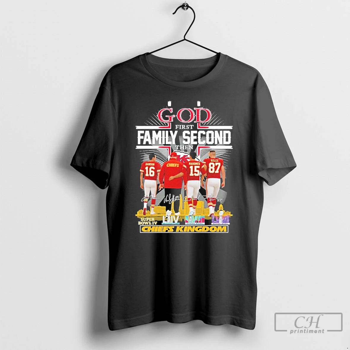 Classic God First Family Second Then Kansas City Chiefs Signature T-Shirts, Hoodie, Sweatshirt | AU18TeeNovaLab.com