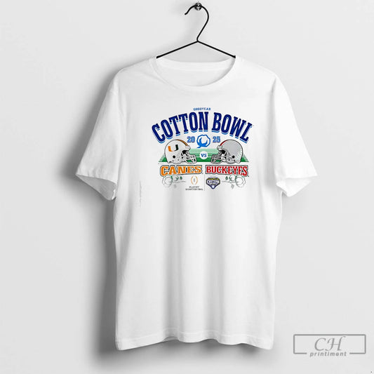 Classic Goodyear Cotton Bowl 2025 Canes Vs Buckeyes Playoff Quarterfinal T-Shirts, Hoodie, Sweatshirt | AU18TeeNovaLab.com