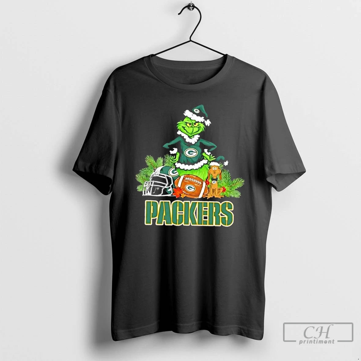 Classic Green Bay Packers Football X Grinch And Max Dog Merry Christmas T Shirts Sweater Hoodie, Sweatshirt