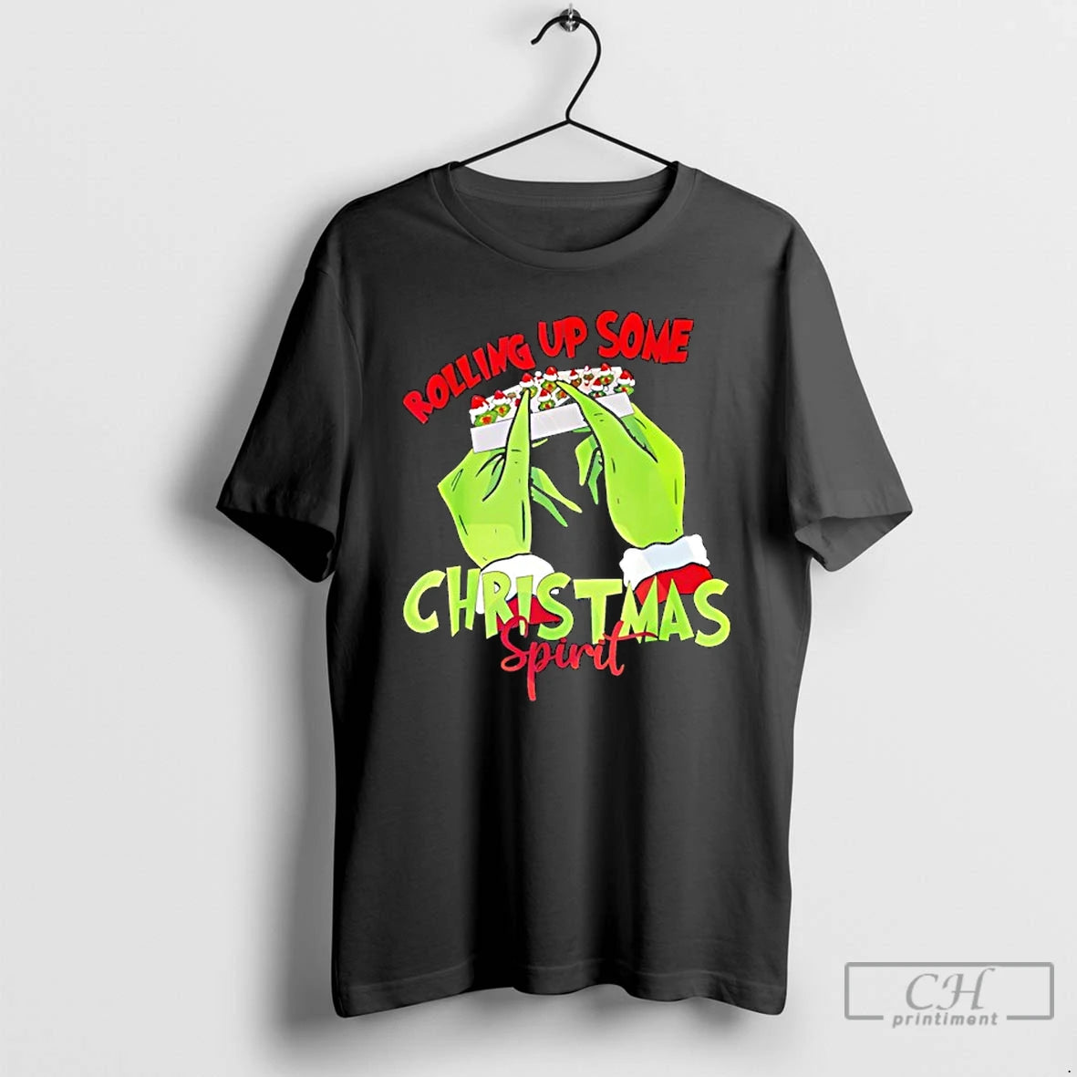 Classic Grinch Hands Rolling Joint Christmas Spirit T-Shirts, Hoodie, Sweatshirt | AU18TeeNovaLab.com