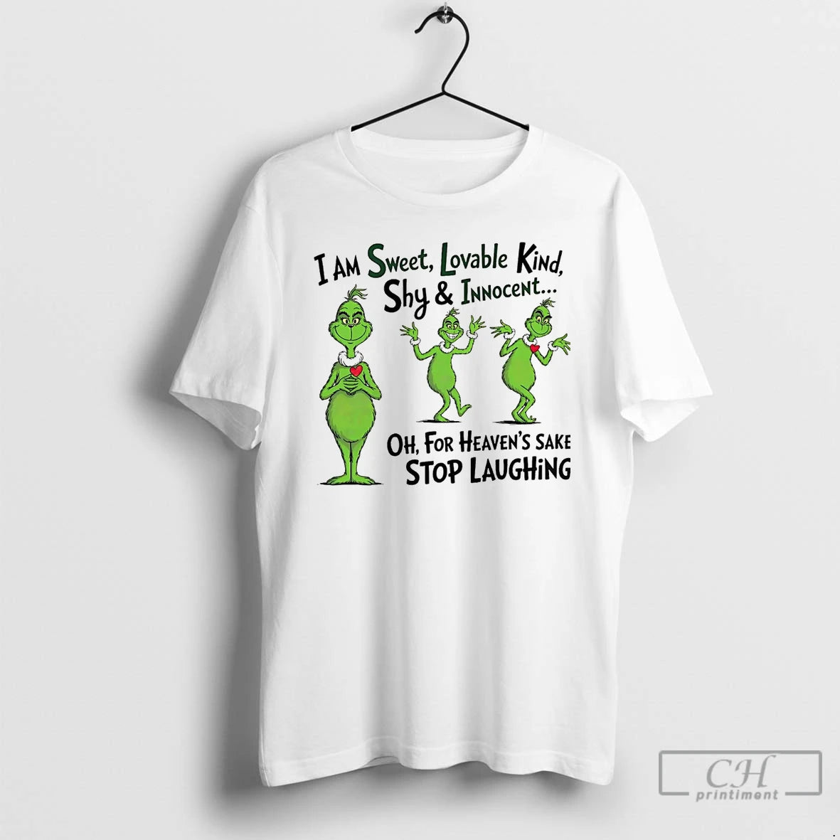 Classic Grinch I Am Sweet Lovable Kind Shy And Innocent T-Shirts, Hoodie, Sweatshirt | AU18TeeNovaLab.com