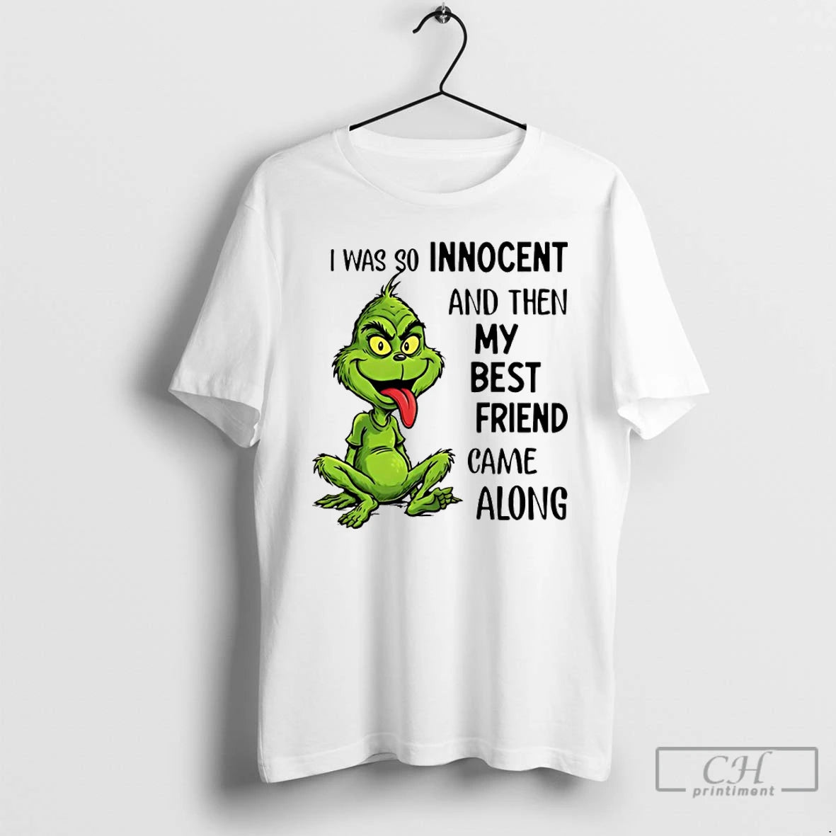 Classic Grinch I Was So Innocent And Then My Best Friend Came Along T Shirts Hoodie, Sweatshirt | AU18TeeNovaLab.com