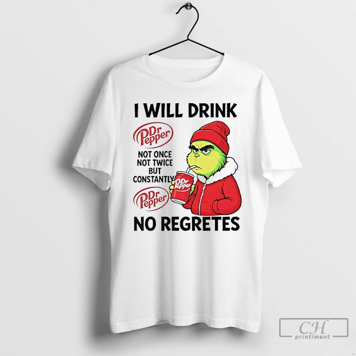 Classic Grinch I Will Drink Dr Pepper Not Once Not Twice But Constantly T Shirts Hoodie, Sweatshirt | AU18TeeNovaLab.com