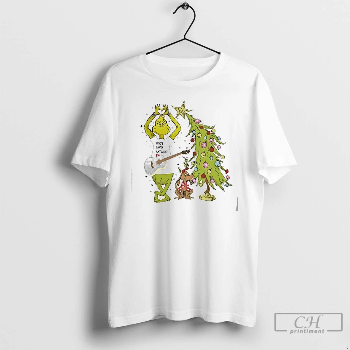 Classic Grinch Whos Santa Anyway T-Shirts, Hoodie, Sweatshirt | AU18TeeNovaLab.com