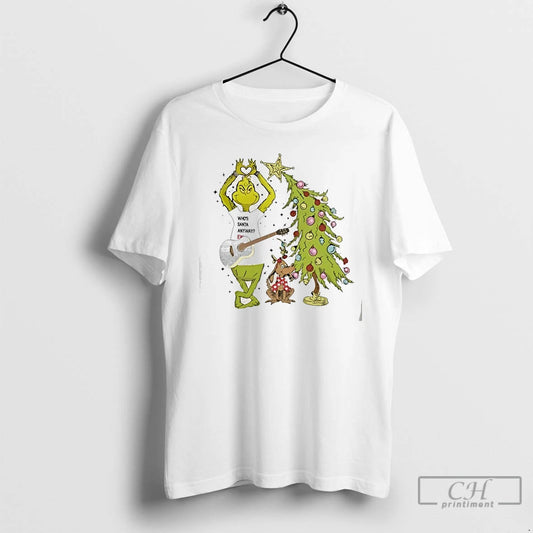 Classic Grinch Whos Santa Anyway T-Shirts, Hoodie, Sweatshirt | AU18TeeNovaLab.com