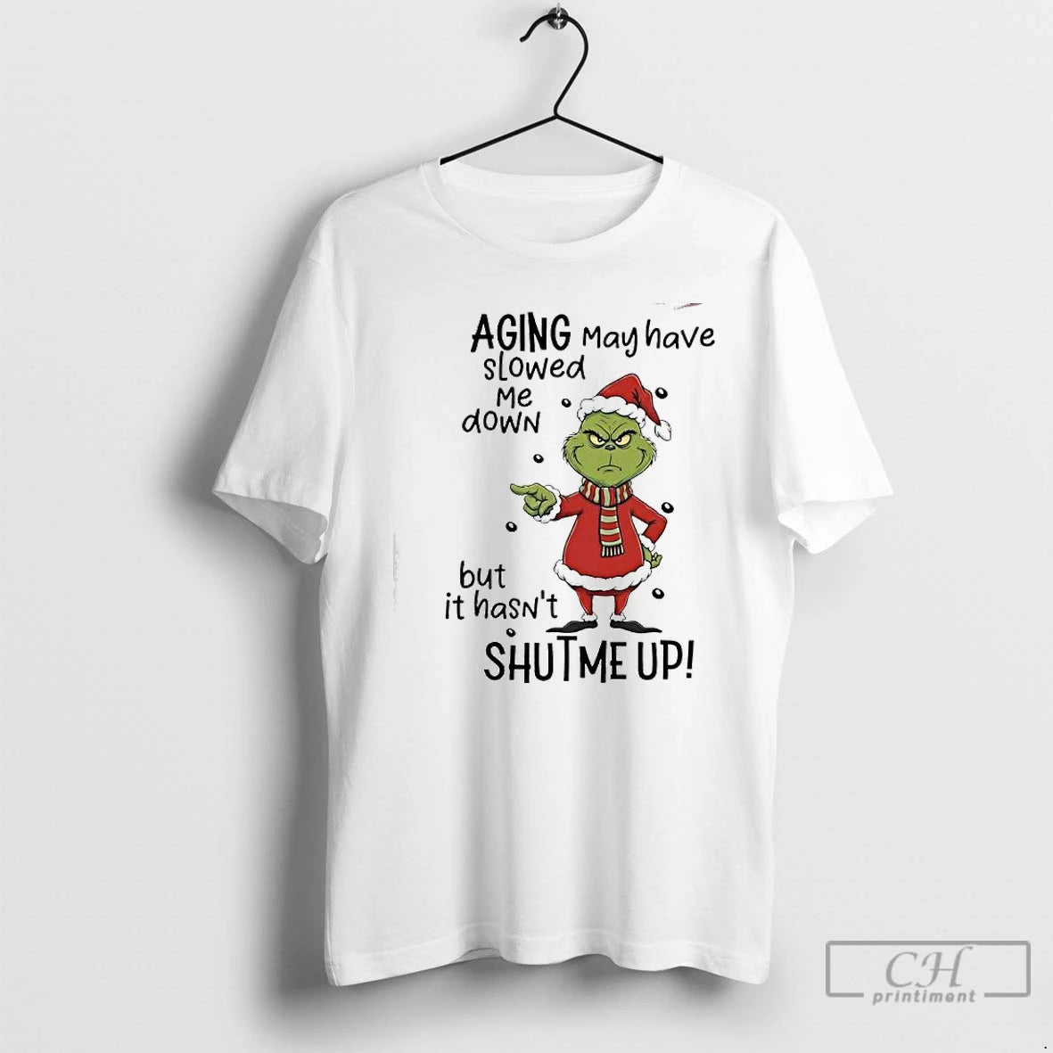 Classic Grinch Aging May Have Slowed Me Down But It Hasnt Shutme Up T Shirts Hoodie, Sweatshirt | AU18TeeNovaLab.com