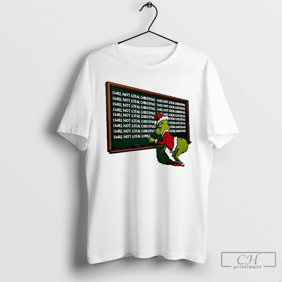 Classic Grinch Copied Punishment I Will Not Steal Christmas T-Shirts, Hoodie, Sweatshirt | AU18TeeNovaLab.com