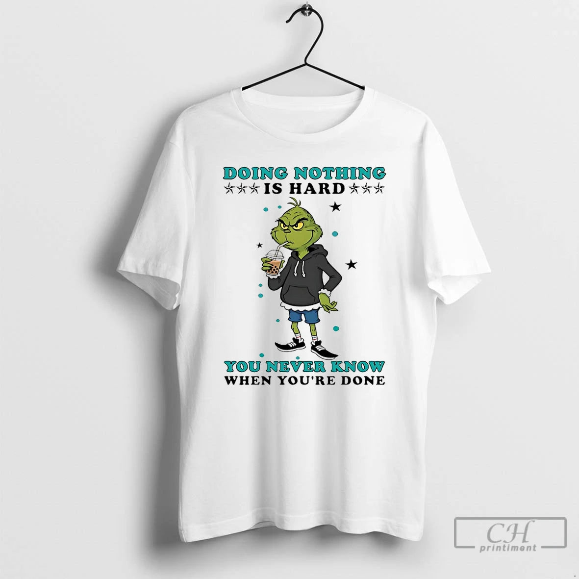 Classic Grinch Doing Nothing Is Hard You Never Know When Youre Done T Shirts Sweater Hoodie, Sweatshirt | AU18TeeNovaLab.com