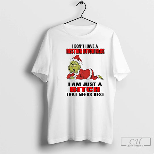 Classic Grinch I Dont Have A Resting Bitch Face I Am Just A Bitch That T-Shirts, Hoodie, Sweatshirt | AU18TeeNovaLab.com