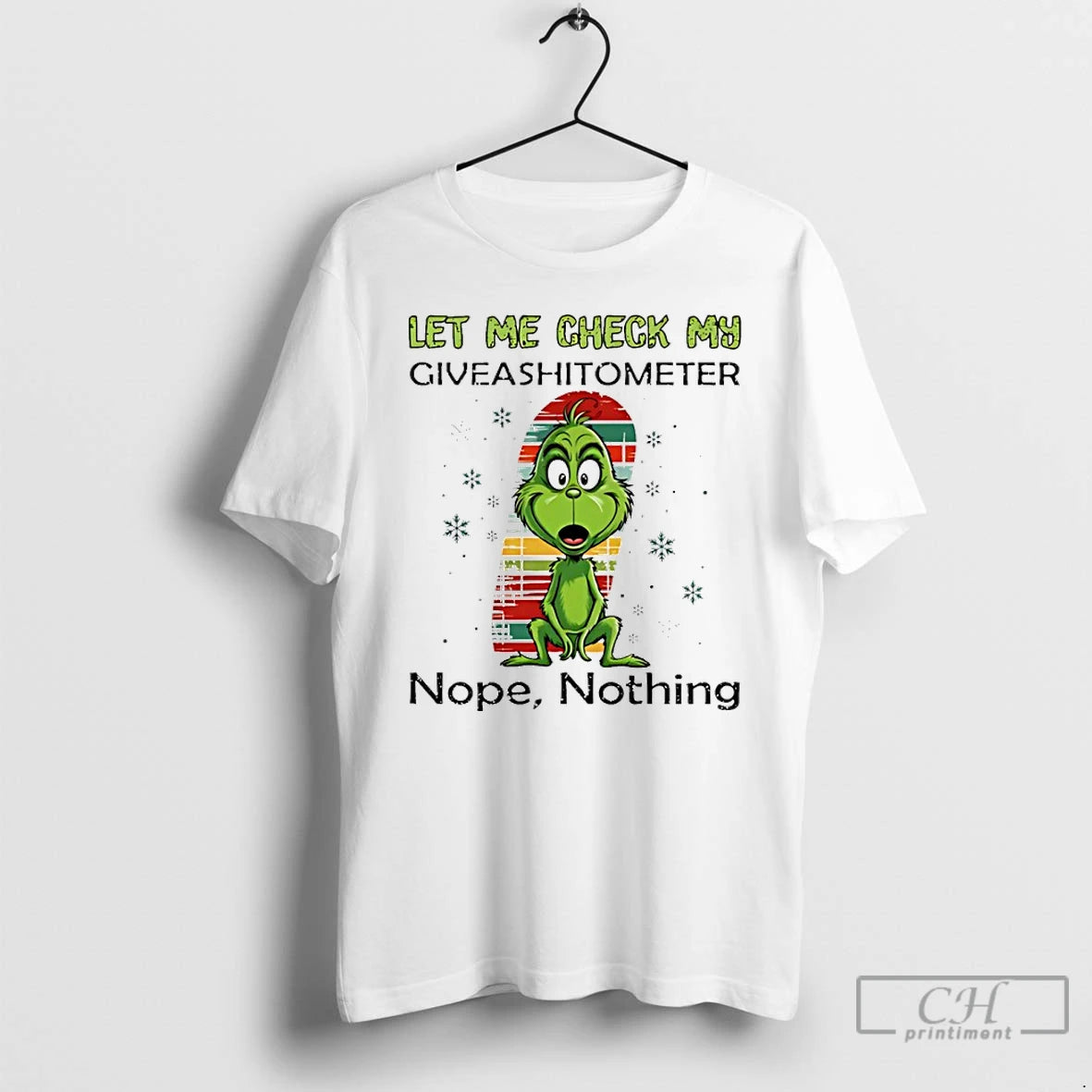 Classic Grinch Let Me Check My Giveshitometer Nope Nothing Christmas 2025 T-Shirts, Hoodie, Sweatshirt | AU18TeeNovaLab.com